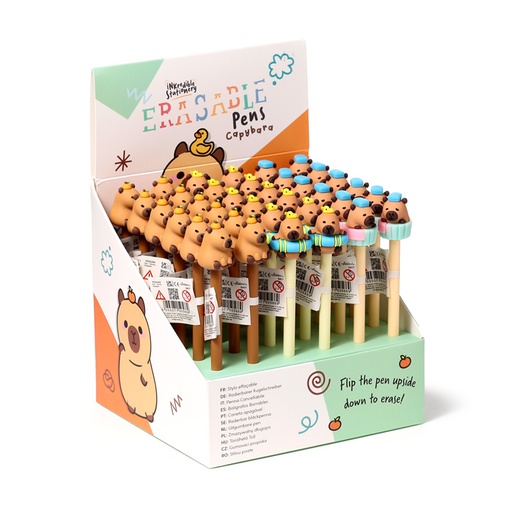 [973846] BOLIGRAFO BORRABLE INKREDIBLE C/TOPE CAPIBARA