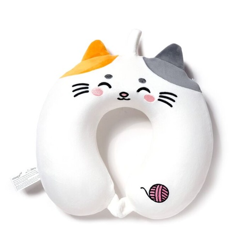 [973904] ALMOHADA DE VIAJE C/MEMORIA DE FORMA RELAXEAZZZ LA GATA LOLA