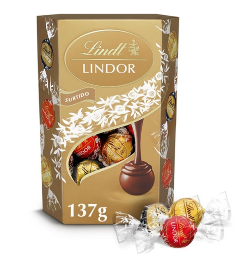 [973917] BOMBON LINDOR SURTIDO LINDT 137G