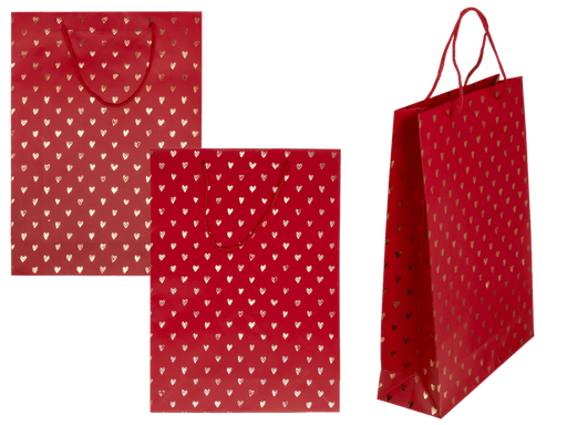 [1148075] BOLSA DE PAPEL REGALO ROJA