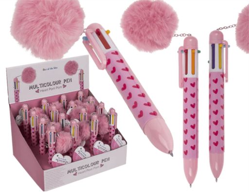 [1148083] BOLIGRAFO C/6 CARTUCHOS DE COLORES