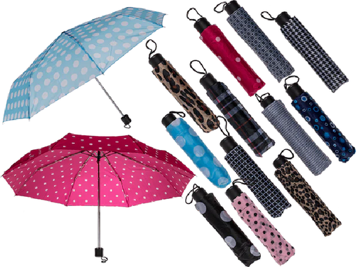 [1148091] PARAGUAS PLEGABLE SURTIDOS