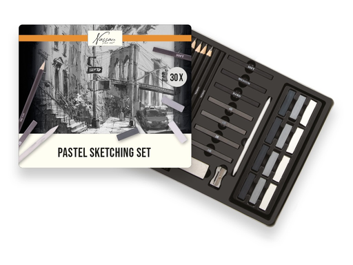 [979904] SET SKETCHING PASTEL 30PZS