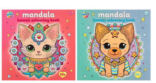 [979913] LIBRO COLOREAR MANDALAS KAWAII 20H 21X21CM