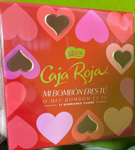 [972229] NESTLE CAJA ROJA 11 BOMBONES CUORE 98G