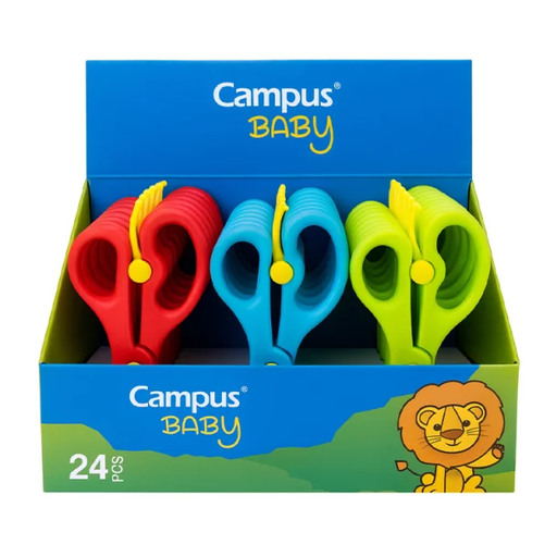 [630087] TIJERA PREESCOLAR CAMPUS BABY EXPOSITOR 24 UD.