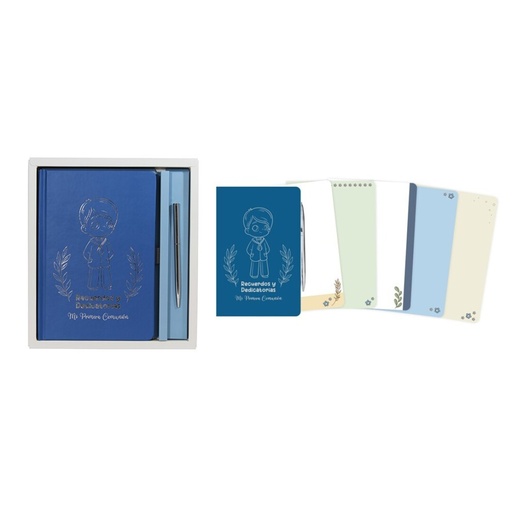 [972289] COMUNION LIBRO FIRMAS NIÑO+BOLIGRAFO