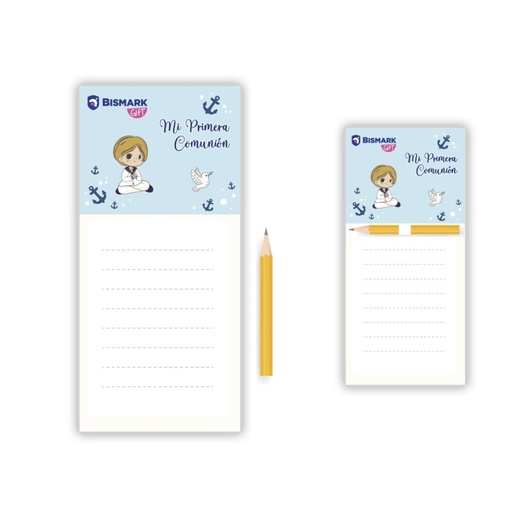 [972298] TACO DE NOTAS MAGNETICO NIÑO PRIMERA COMUNION