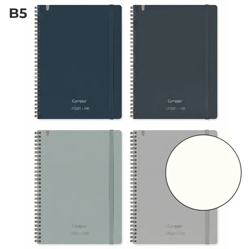 [003709] BLOC DOBLE ESPIRAL CAMPUS URBAN LINE B5 70H LISO