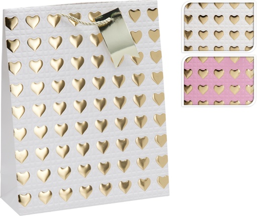 [972378] BOLSA REGALO CORAZON 2MOD MEDIANA