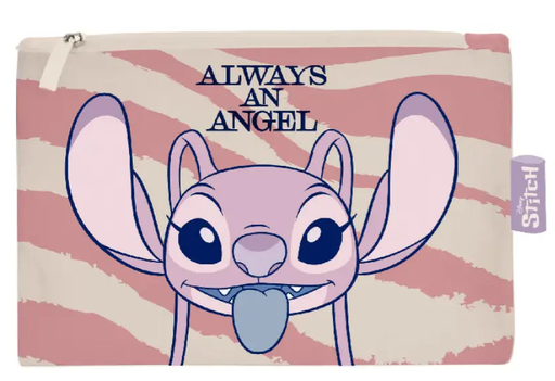 [972423] NECESER PLANO C/CREMALLERA 22.5X16CM LILO & STITCH WD17652