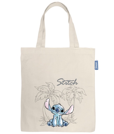[972428] BOLSA DE ALGODON CON ASA 37X41CM LILO&STITCH WD17038