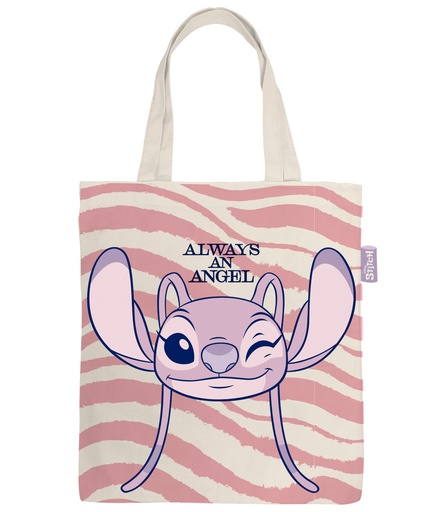 [972430] BOLSA DE ALGODON CON ASA 37X41CM LILO&STITCH WD17651