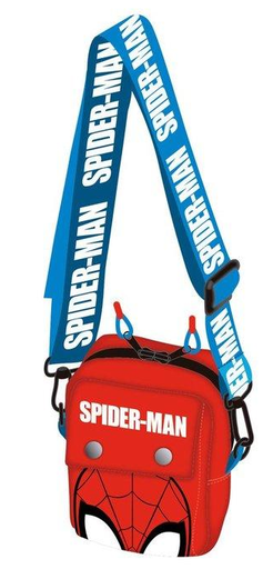 [972435] BOLSO BANDOLERA 12.5X7X17CM C/BOLSILLO SPIDERMAN