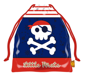 [972448] BOLSA MERIENDA 26.5X21.5CM PIRATA