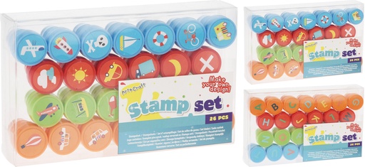 [972486] SET SELLOS INFANTILES 26UDS