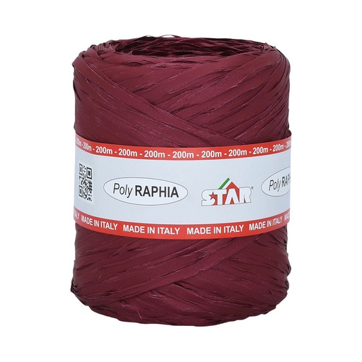 [972504] BOBINA 200M DE RAFIA DE POLIPROPILENO 15MM COLOR 81