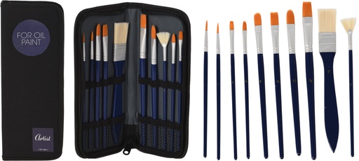 [972533] PINCELES PARA OLEO EN ESTUCHE