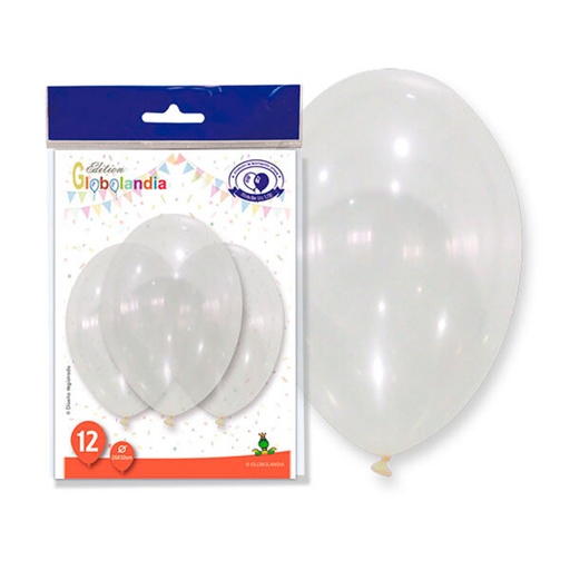 [1019057] BOLSA 12 GLOBOS CRISTAL REF.5460-00