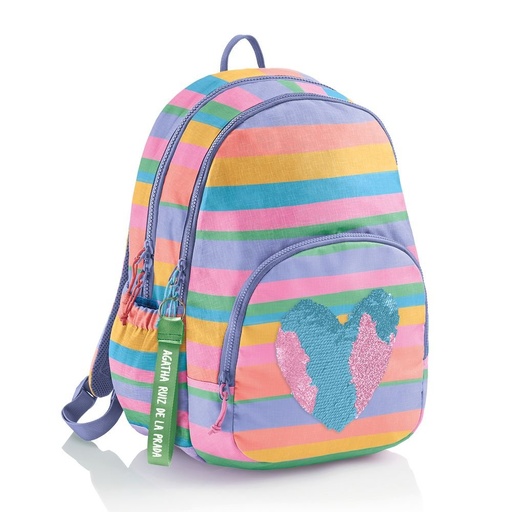 [1019085] MOCHILA TRIPLE OSLO RECICLADA COLORFUL