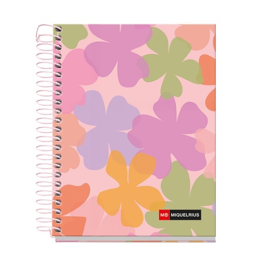 [1019094] NOTEBOOK A5 120H 4COL CUADROS 5X5 70GR ACUARELA