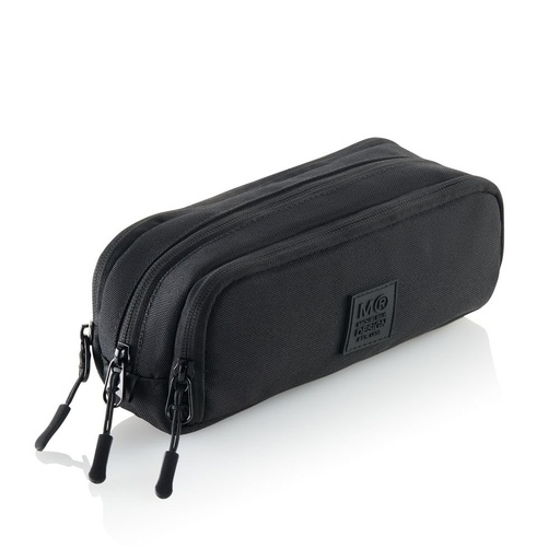 [1019101] PORTATODO TRIPLE ORGANIZADOR RECICLADO RAW NEGRO