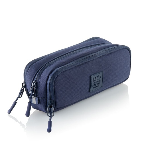 [1019103] PORTATODO TRIPLE ORGANIZADOR RECICLADO RAW MARINO