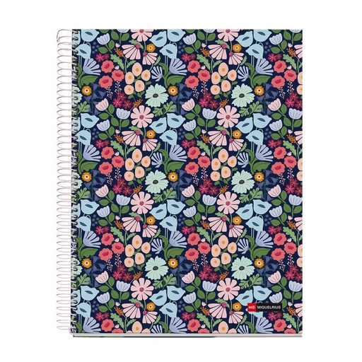 [1019113] NOTEBOOK A4 120H 4COL CUADROS 5X5 70GR SPRING DAWN