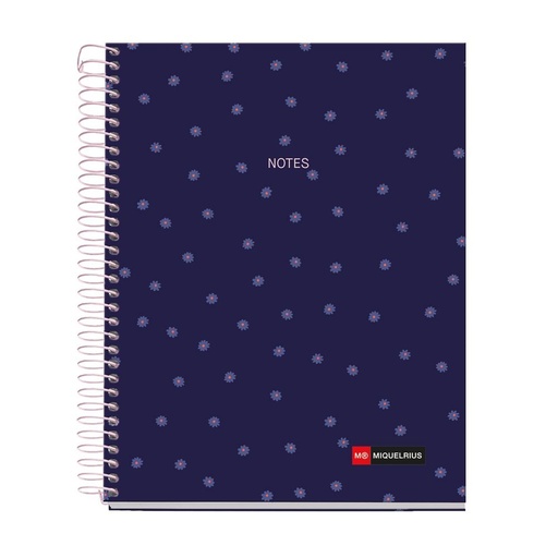 [1019114] NOTEBOOK A5 120H 4COL CUADROS 5X5 70GR SPRING DAWN