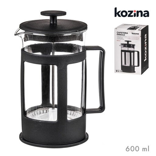 [1019146] CAFETERA EMBOLO 600ML