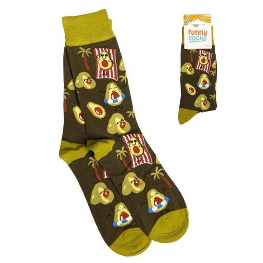 [999072] CALCETINES ALGODON AGUACATE PLAYA