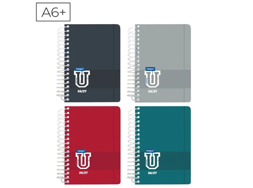 [003713] AGENDA ESCOLAR 2026 CAMPUS A6+T.PP ESTANDAR U DP