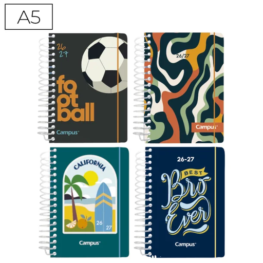 [003715] AGENDA ESCOLAR 26-27 CAMPUS A5 T.PP D/P ESTANDAR