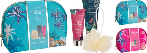 [999214] SET REGALO COSMETICA PALMERAS 2PCS