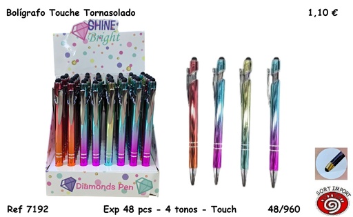 [999385] BOLIGRAFO TOUCH TORNASOLADO