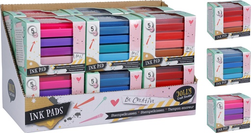 [999663] TAMPON TINTA SET 5 SURT.