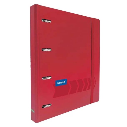 [181415] CARPETA RINGBOOK CAMPUS UNIVERSITY 4 ANILLAS+RECAMBIO ROJO