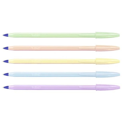 [080098] BOLIGRAFO TINTA ACEITE BIC CRISTAL EDICION PASTEL