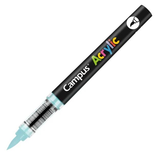 [081784] ROTULADORES ACRILICOS CAMPUS ACRYLIC PUNTA PINCEL CAJA 8 UD. AZUL PASTEL