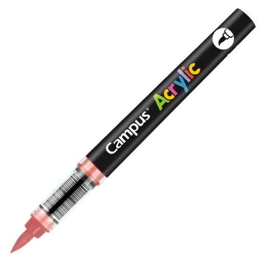 [081788] ROTULADORES ACRILICOS CAMPUS ACRYLIC PUNTA PINCEL CAJA 8 UD. CORAL