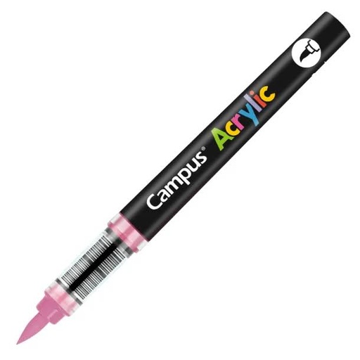 [081790] ROTULADORES ACRILICOS CAMPUS ACRYLIC PUNTA PINCEL CAJA 8 UD. ROSA MEDIO