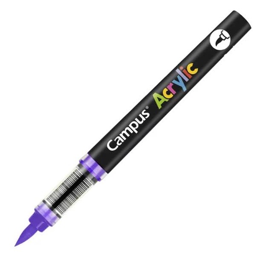 [081777] ROTULADORES ACRILICOS CAMPUS ACRYLIC P.PINCEL CAJA 8 UD. VIOLETA