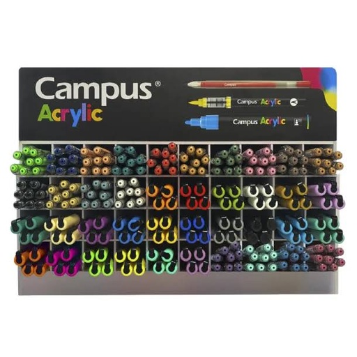 [080913] ROTULADORES ACRILICOS CAMPUS ACRYLIC EXPOSITOR 232 UD.