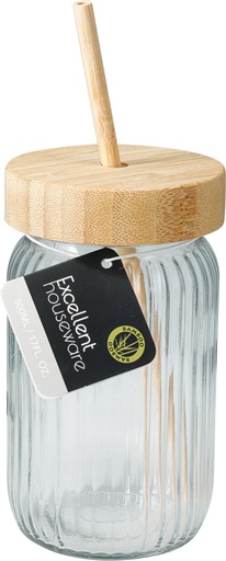 [999713] VASO 500ML TAPA BAMBU