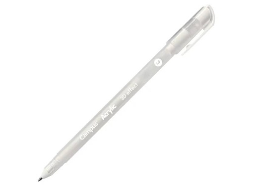 [081815] ROTULADORES ACRILICOS CAMPUS ACRYLIC 3D BLANCO