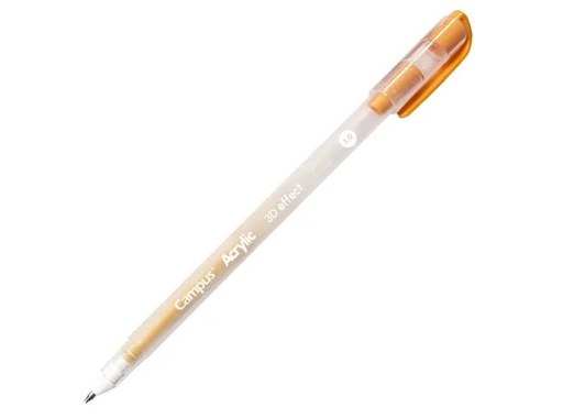 [081817] ROTULADORES ACRILICOS CAMPUS ACRYLIC 3D NARANJA