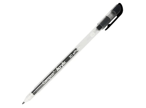 [081824] ROTULADORES ACRILICOS CAMPUS ACRYLIC 3D NEGRO