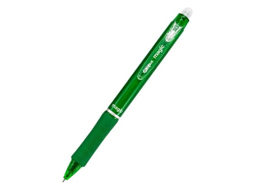 [081863] BOLIGRAFO BORRABLE CAMPUS MAGIC TINTA GEL VERDE