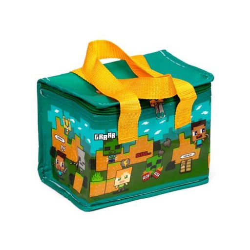 [999996] BOLSA REFRIGERANTE RPET MINECRAFT STEVE Y ALEX