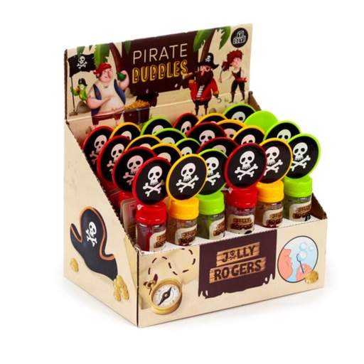 [1000100] POMPERO DE JUGUETE BURBUJAS PIRATAS JOLLY ROGER
